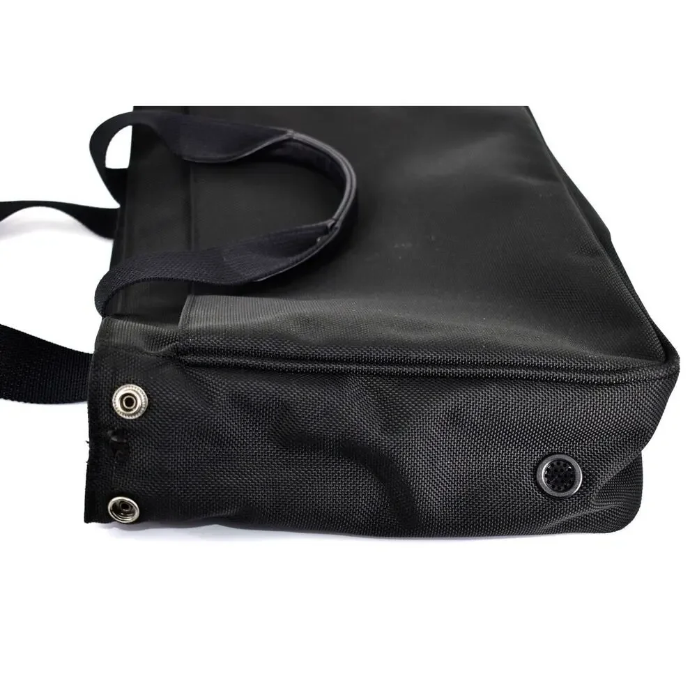 C5 Auth TUMI Voyageur Dara Black Ballistic Nylon Courier Tote Bag Style 26190D4